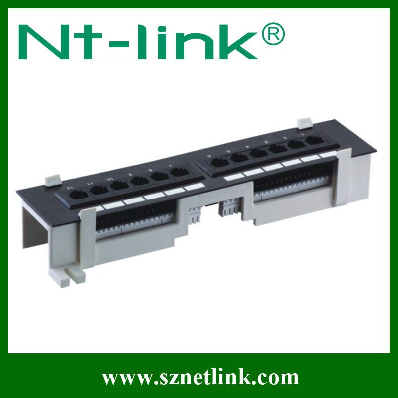 Cat6 12 port krone patch panel