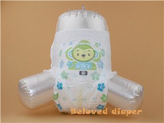 wetness indicator 3D leakage proof baby pull up diaper