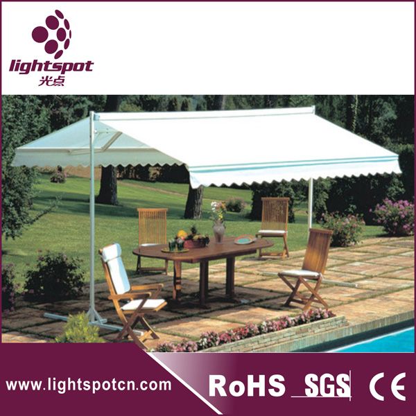 Large retractable awning/free standing awning