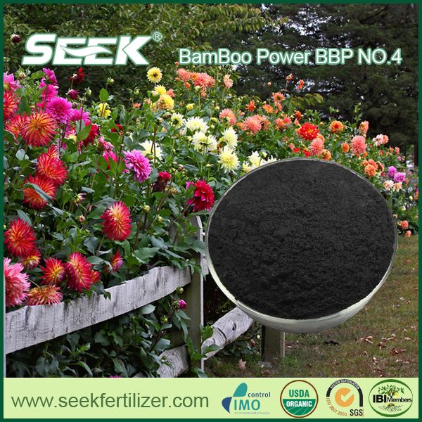 Biochar organic garden fertilizer