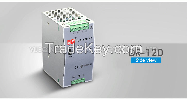 DR-120-24 Din rail switching power supply 24VDC 5a