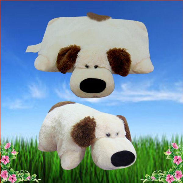 Plush Dog Cushion