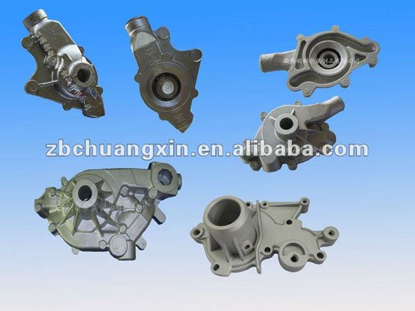 aluminum gravity die casting auto water pump cover