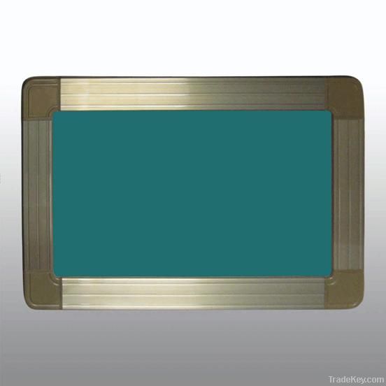 enamel chalkboard with aluminum frame ABS corners