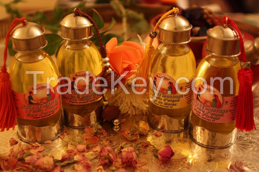 Argan and essentials Massage oils