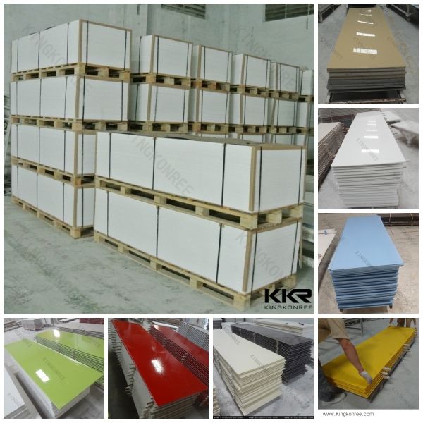 Wholesale pure white acrylic solid surface