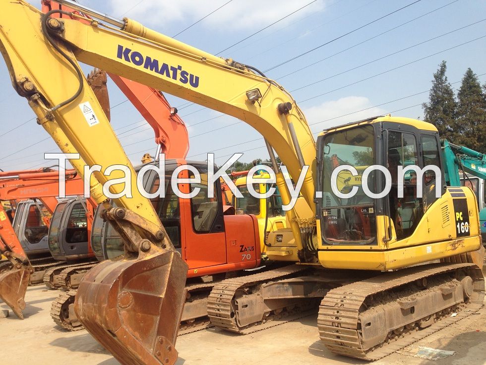 USed Komatsu Excavator PC160-7 