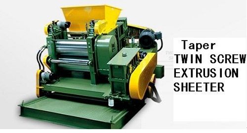 Cone-shaped Twin Screw Sheeting mill