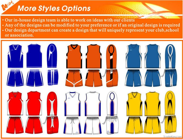 wholesale polyester basketball jersey wear