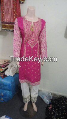 Kurtis embroidered