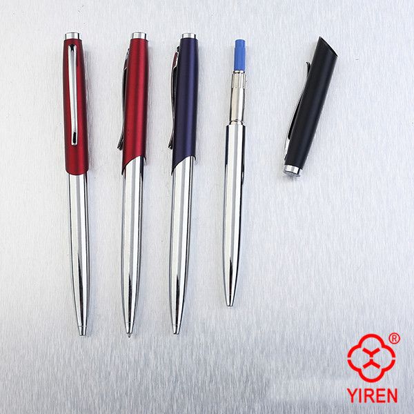 2014 Popular Slim &amp; Thin Metal Ball Pen for Schoolchildren, Office Metal Ball,Factory price &amp; excellent quality,fast delivery