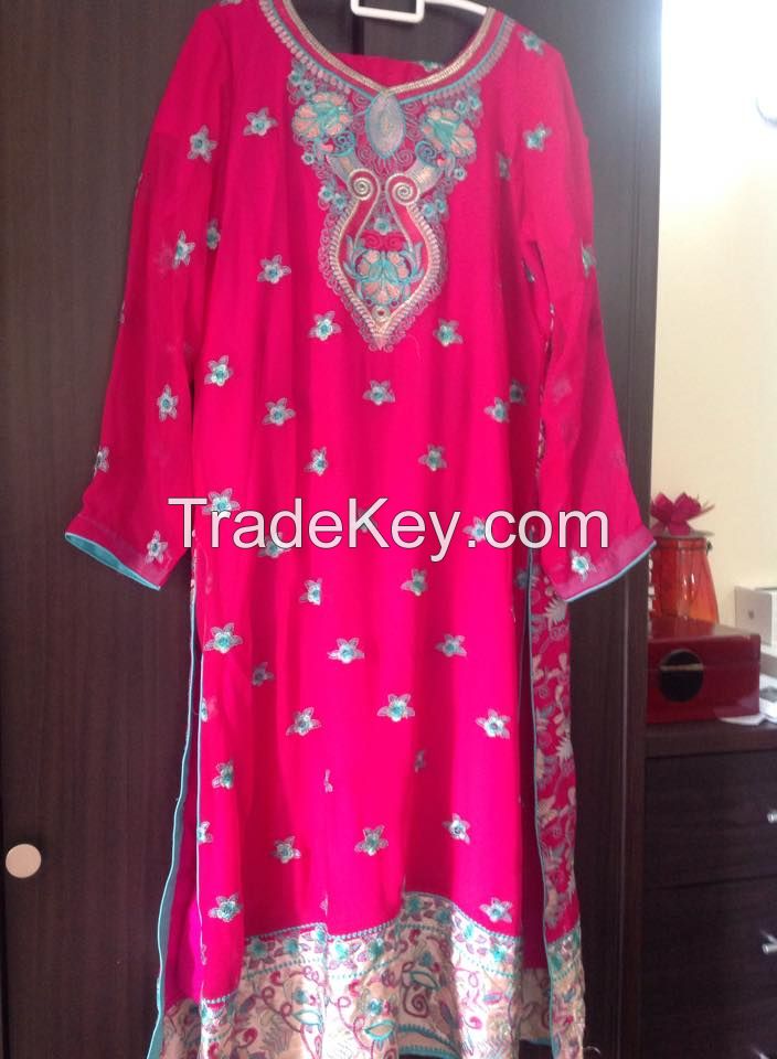 Pakistani Fabrics and dresses