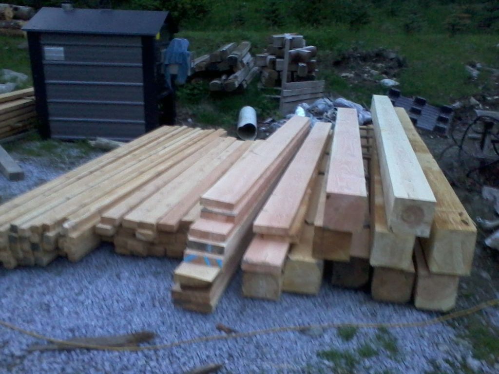 Rough Cut Timbers, Beams and Lumber