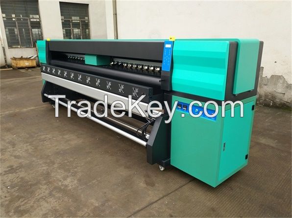 3.2m High Speed Outdoor Solvent Printer with Konica 512i heads 160mÂ²/h by 4heads