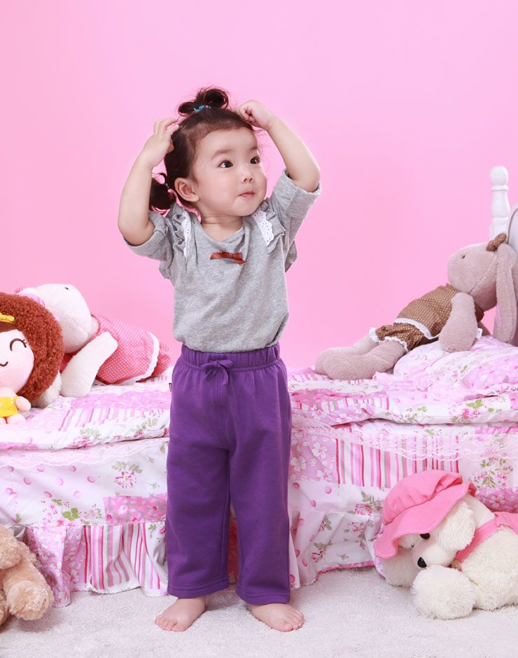 Baby 's autumn trousers stock infant kids winter fleece pants