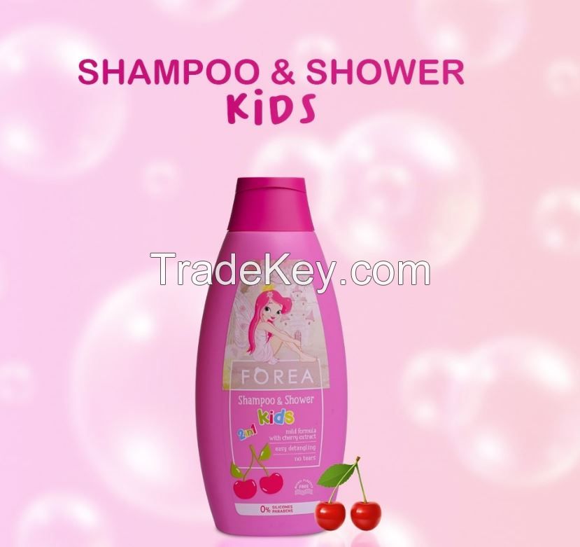 FOREA - SHAMPOO &amp; SHOWER  KIDS Cherry - Made in Germany &acirc; EUR1