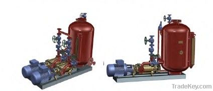 boiler steam and condensing water collector