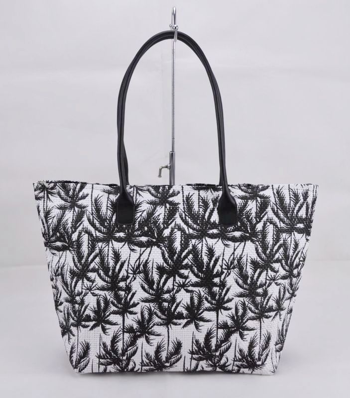 High Fashion Paper Straw Beach Bag with PVC handle, OEM Order is Available 