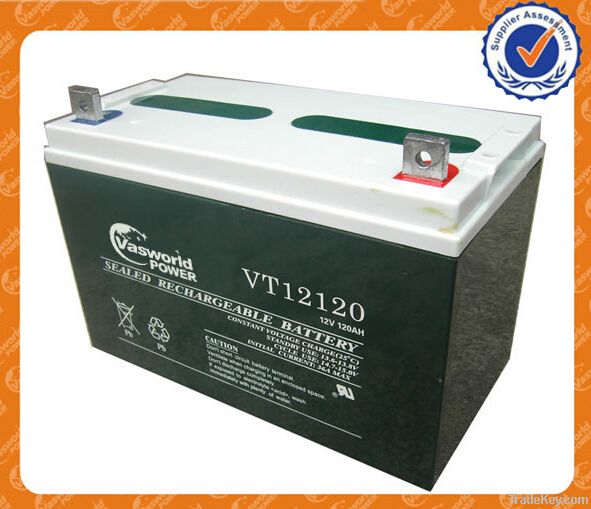 Top sale New Item solor battery/AGM lead acid battery 12V 120ah factor