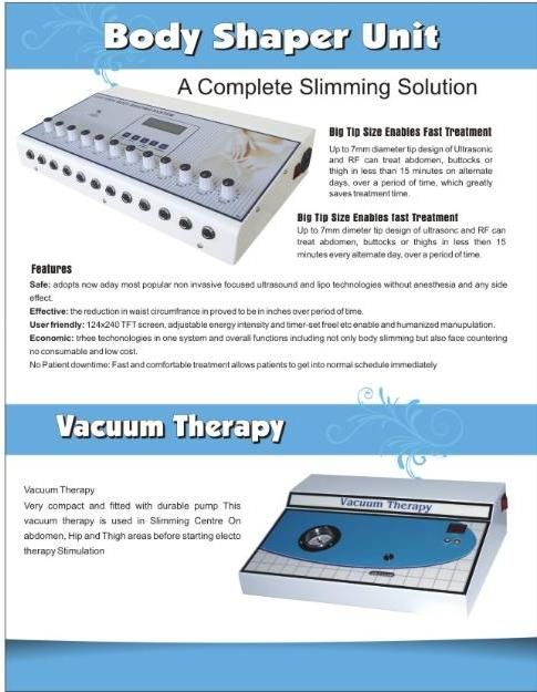 Ultralipolysis RF cavitation, EMS, Deep heat,vaccum, cryolipo, slimmer equipment's