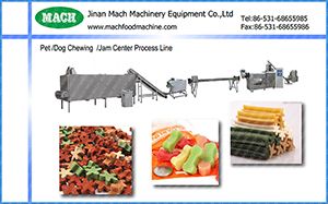 pet dog fish food snack food extruder processing machine