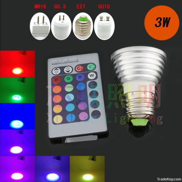 Hotsale 3W RGB spotlight