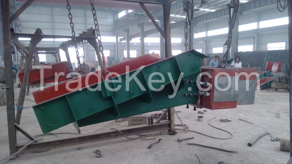 electromagnetic vibrating feeder for ore processing