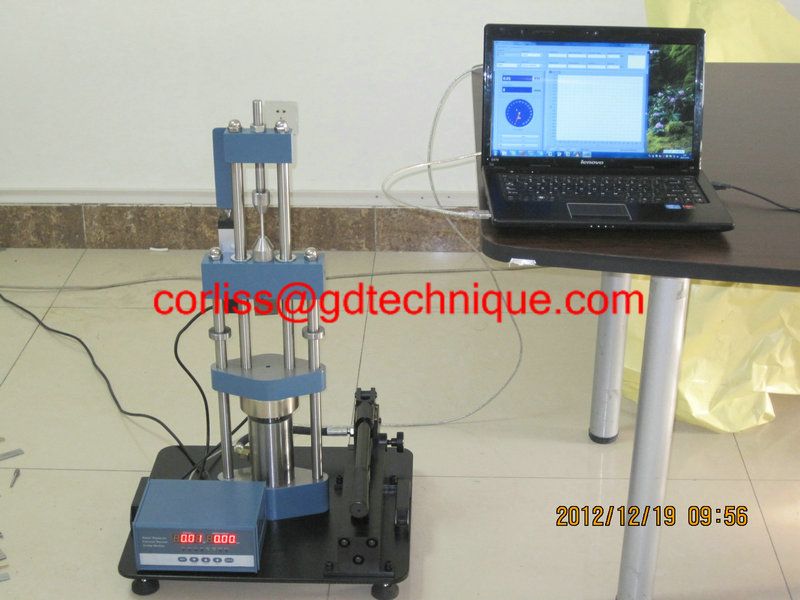 universal material test machine with sensors, pc-data acquisition system and software