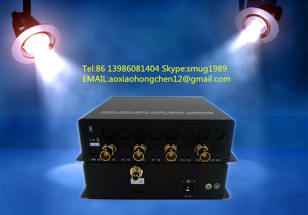 4K SDI fiber converter with 4x3G sdi over 1 single mode fiber extender to 10KM