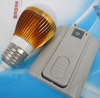 3W Energy-saving&Atilde;&Acirc;&nbsp;LED Bulb Lamp with optional RF remote control