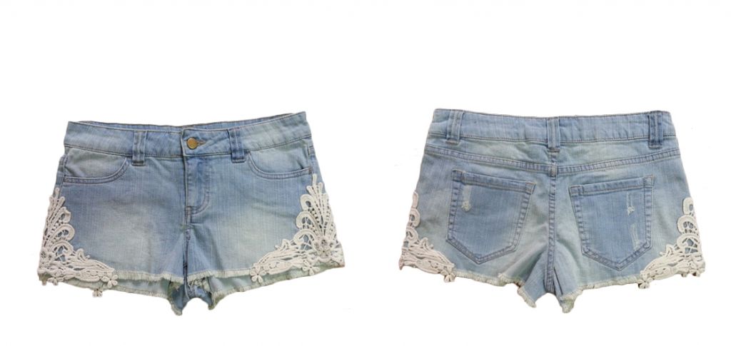 Womens Denim Short Pant