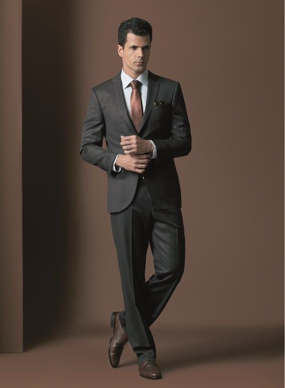 %100 Wool Fomal Suit - Leonardo Moda