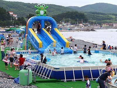 Giant Adults And Kits Inflatable Water Slide Pool for Funny Amusement Games