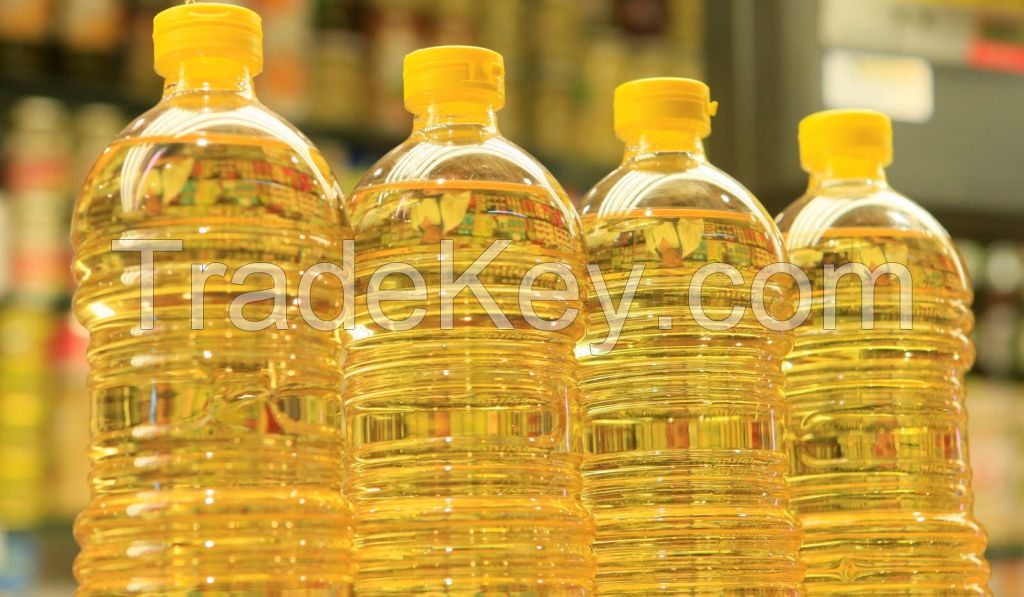 Sunflower oil crude and refined