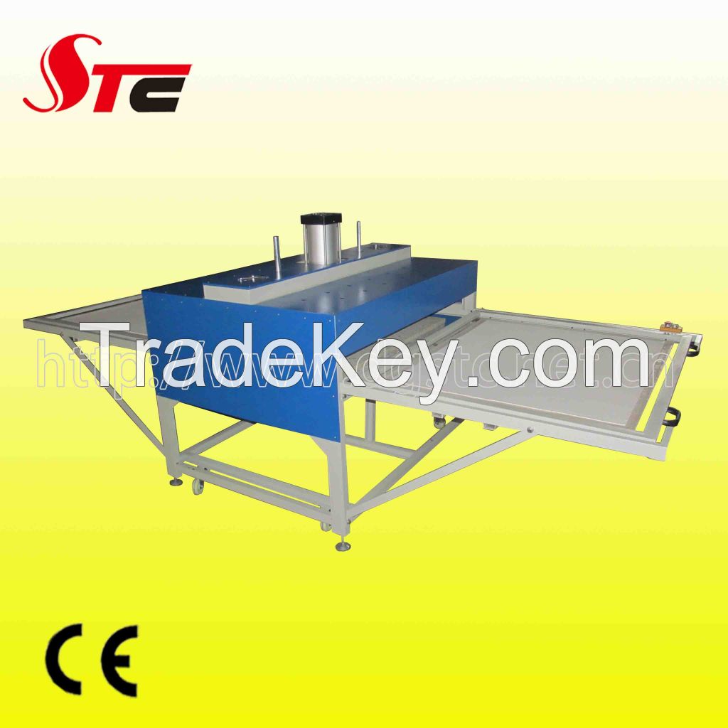 80*100cm ce approved semi-auto pneumatic automatic heat press machine