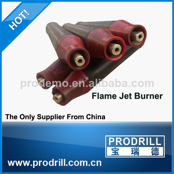 Flame Jet Burner for rock Cutting