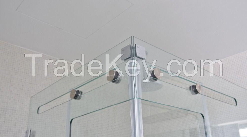 Tempered safety glass for glass shower doors screens