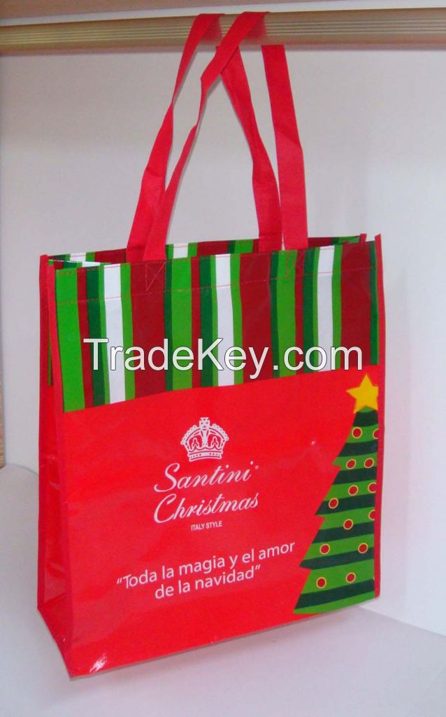 Cheap Christmas Decoration Nonwoven Shopping Gift Bag Supplier