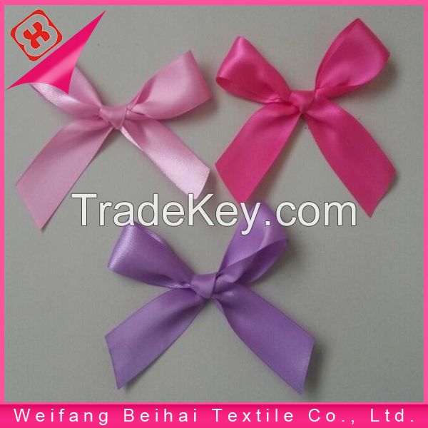 2014 hot sale satin ribbon bow colorful