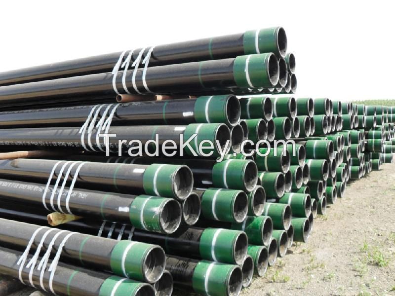 OCTG Seamless Steel Casing Pipe API 5CT J55 P110 Q125 V150 Coupling STC LTC BTC New VAM