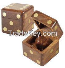 wood dice set