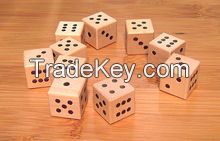 wood dice 