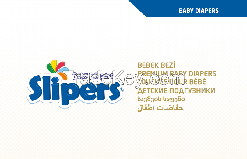 SLIPERS BABY DIAPERS