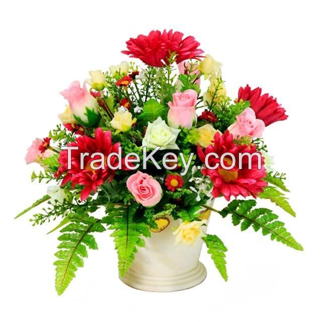 artificial rose bud bush, 