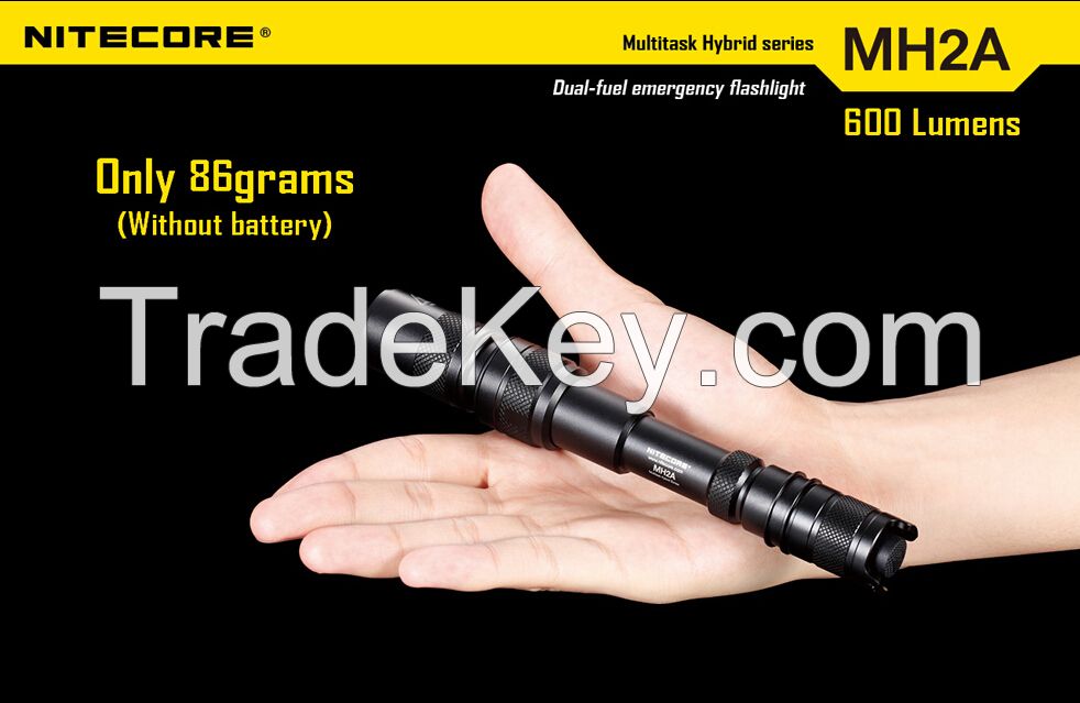 Nitecore MH2A Flashlight CREE XM-L U2 LED 3 Mode Flashlight 600 lumen Mini LED Torch Nitecore Flashlight