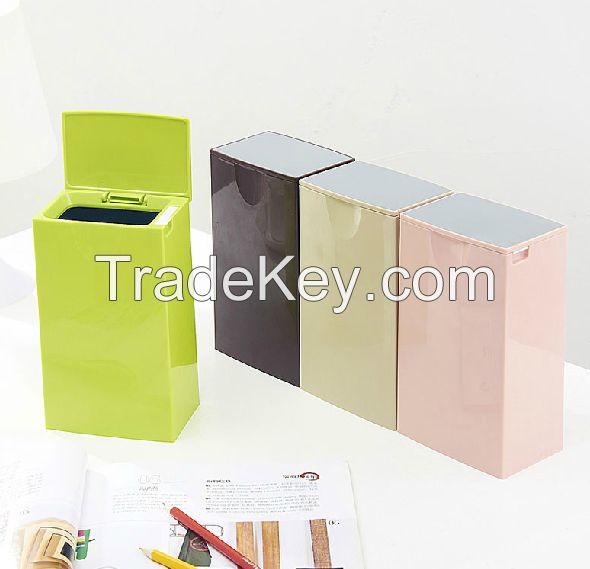 Cheap room recycling plastic waste can car dustbin