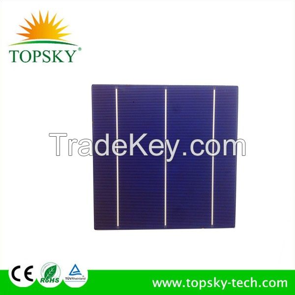 High efficiency poly solar cells 6*6 3.4W-4.3W for solar panel for home system