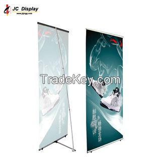 Aluminum L banner stand