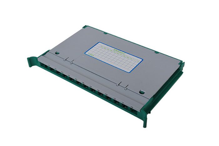 fiber optic closure and patch panels