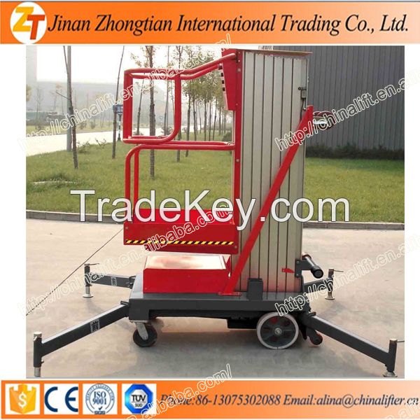 Kinds of new model aluminum alloy lift platform for out aerial working